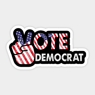 Vote Democrat Presidential Election Sticker